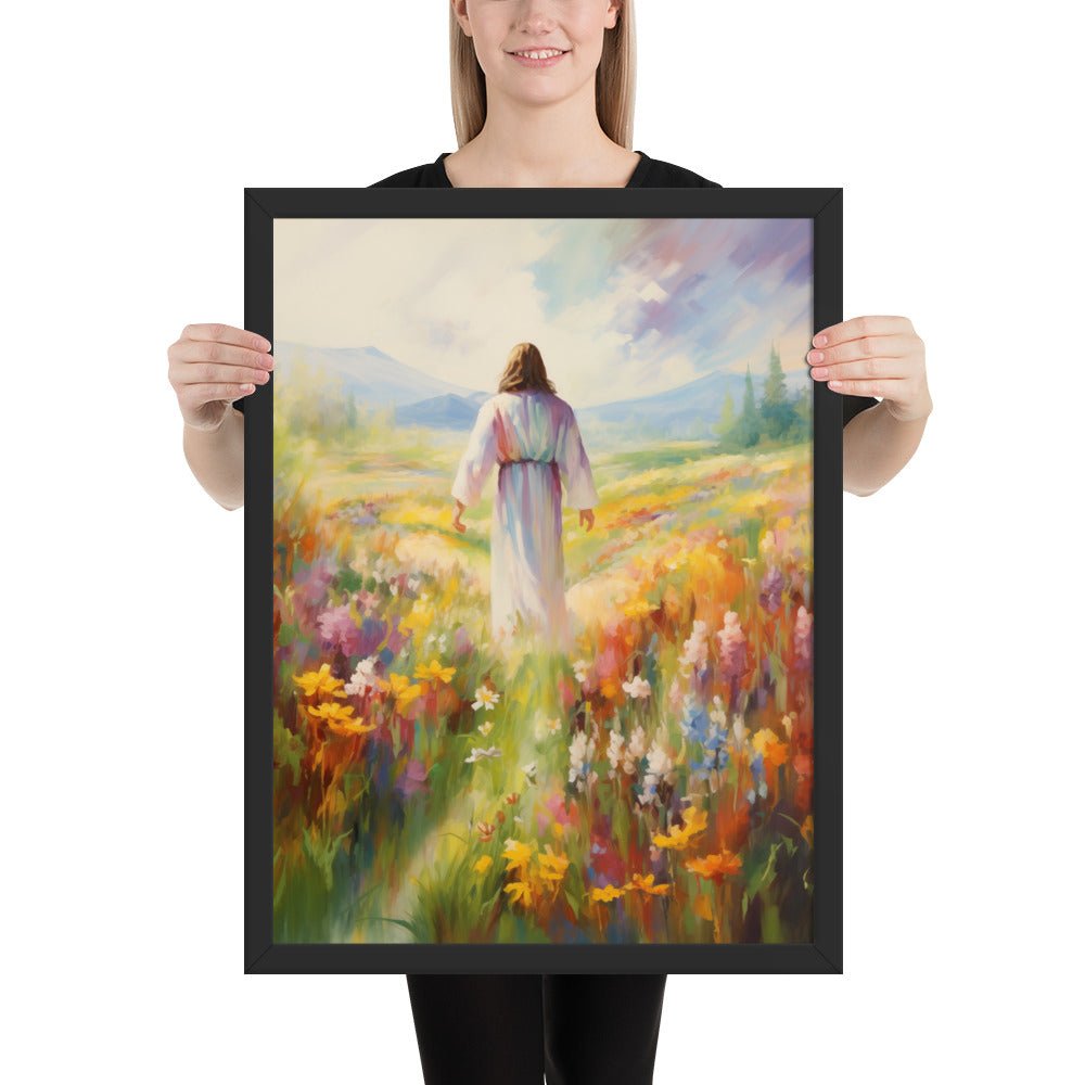 Jesus In Paradise Fine Art Print - ChristVisions