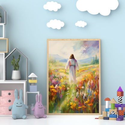 Jesus In Paradise Fine Art Print - ChristVisions