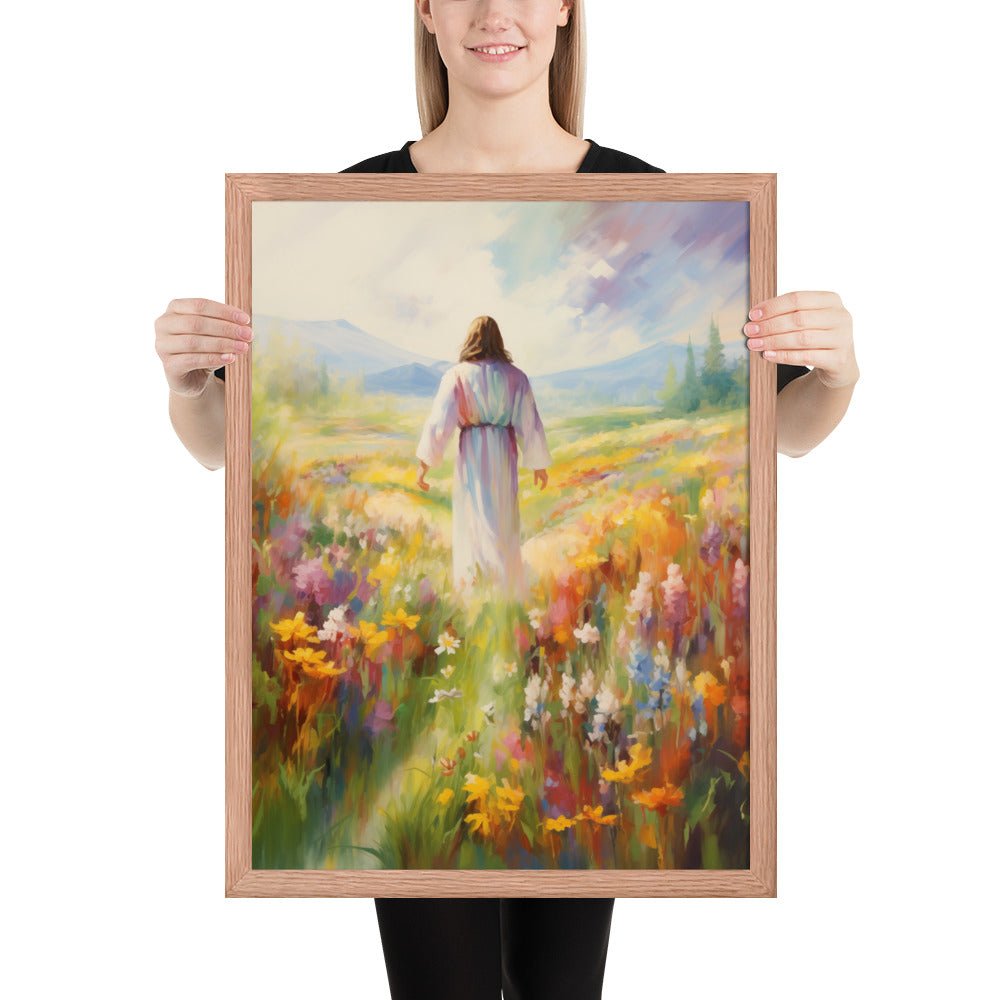 Jesus In Paradise Fine Art Print - ChristVisions