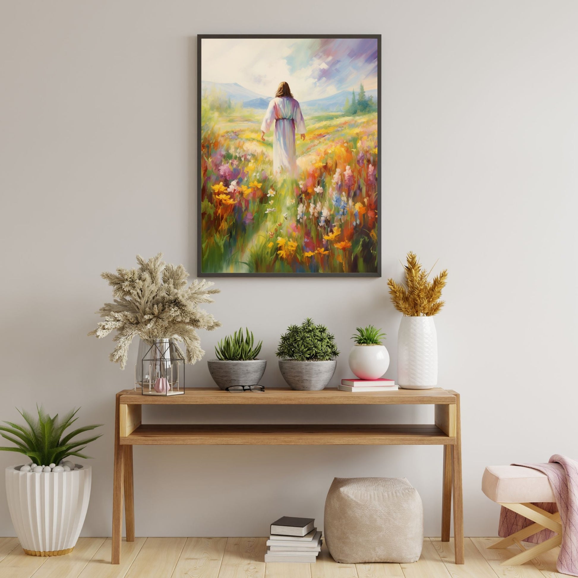 Jesus In Paradise Fine Art Print - ChristVisions