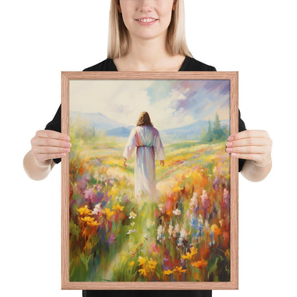 Jesus In Paradise Fine Art Print - ChristVisions