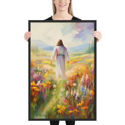Jesus In Paradise Fine Art Print - ChristVisions