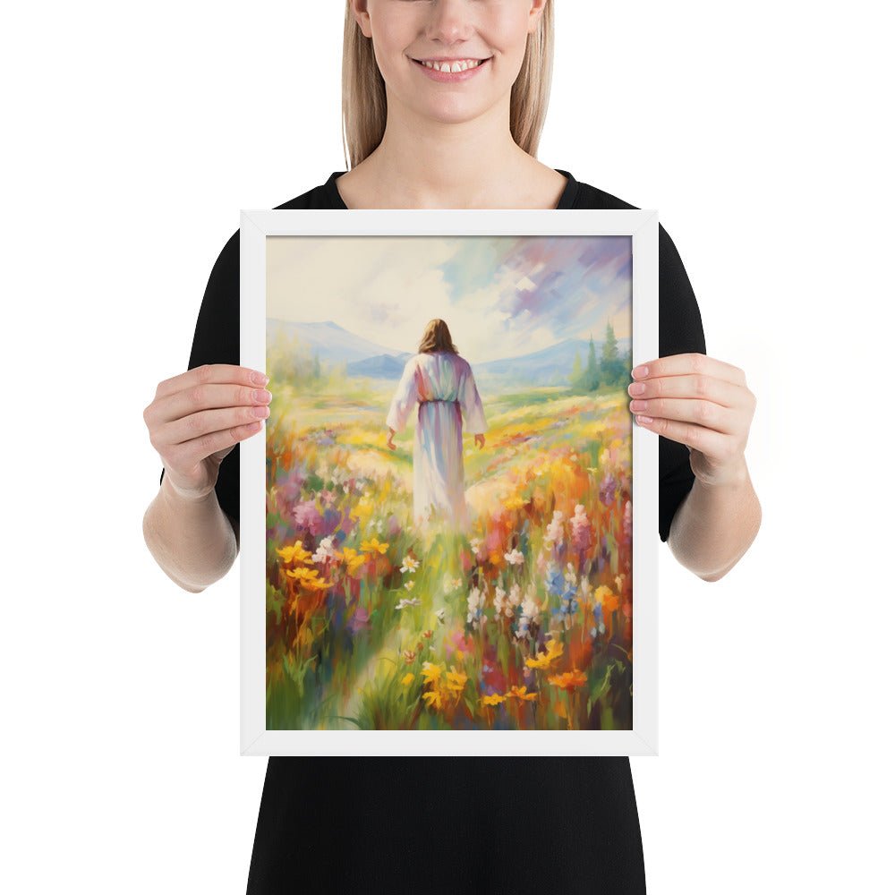 Jesus In Paradise Fine Art Print - ChristVisions