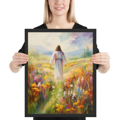Jesus In Paradise Fine Art Print - ChristVisions