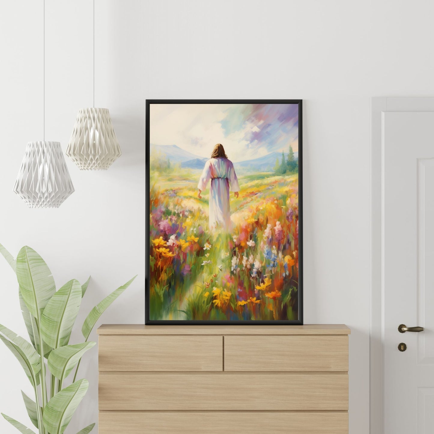 Jesus In Paradise Fine Art Print - ChristVisions