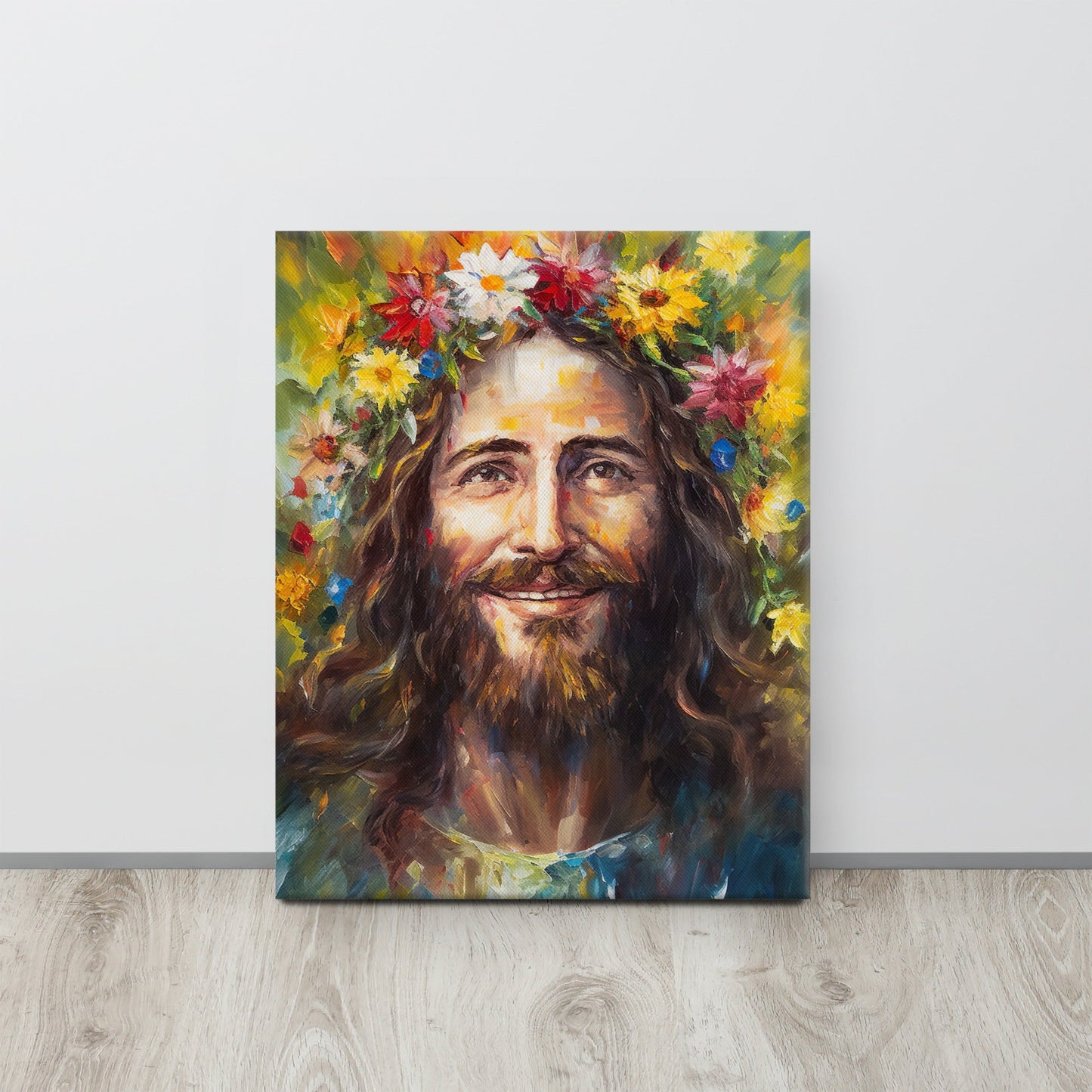 Jesus In The Garden of Grace Canvas Print - ChristVisions