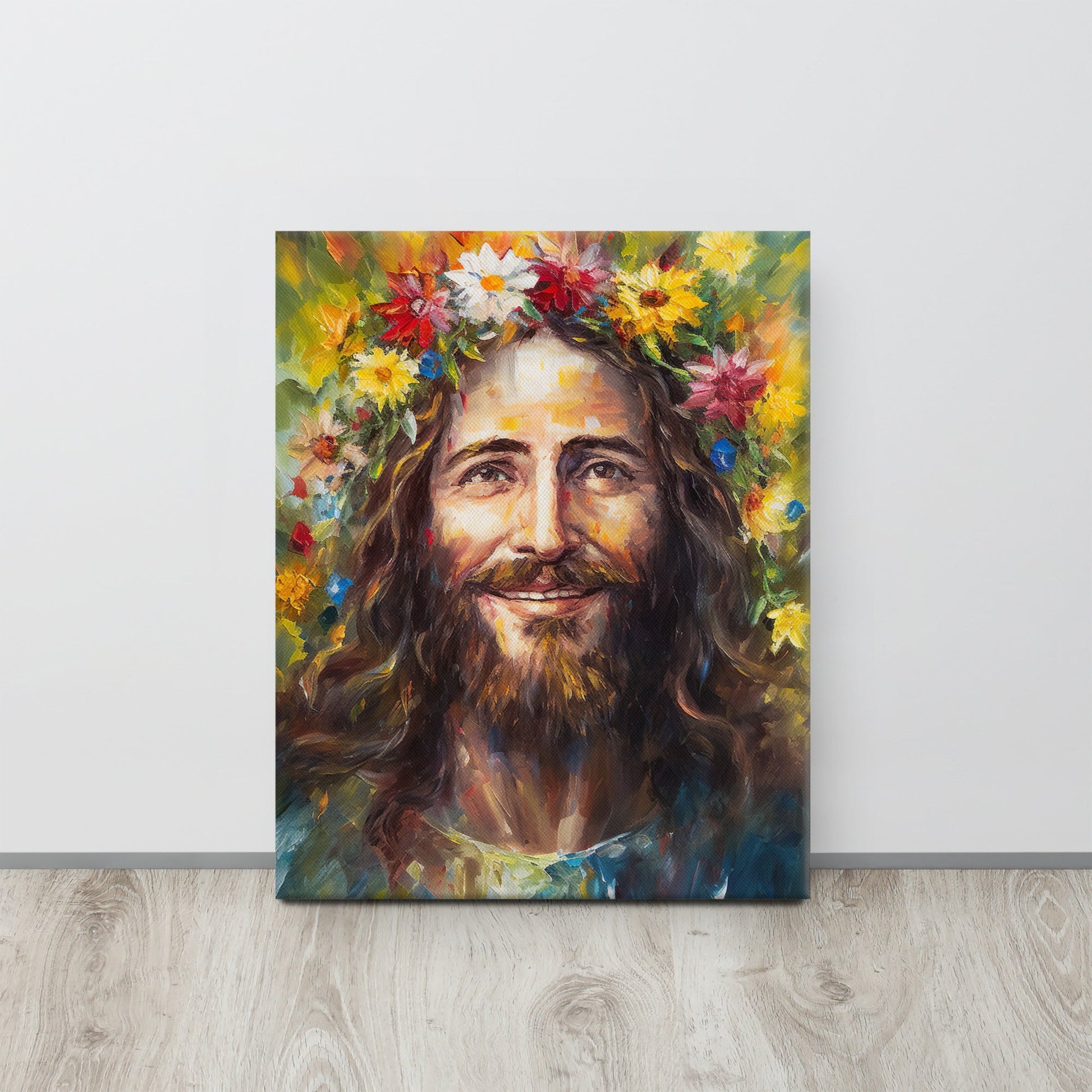 Jesus In The Garden of Grace Canvas Print - ChristVisions
