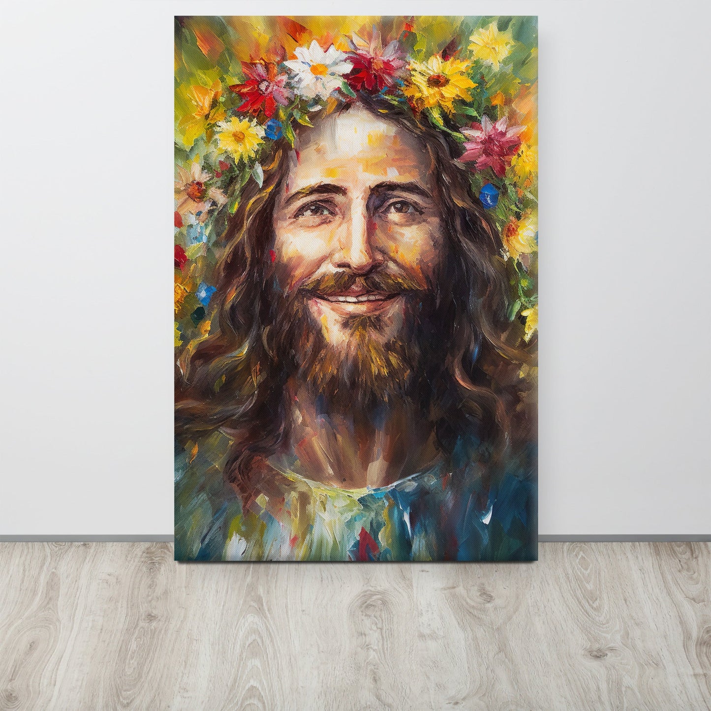 Jesus In The Garden of Grace Canvas Print - ChristVisions