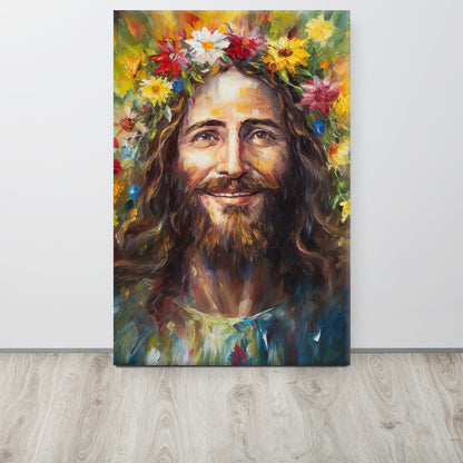 Jesus In The Garden of Grace Canvas Print - ChristVisions