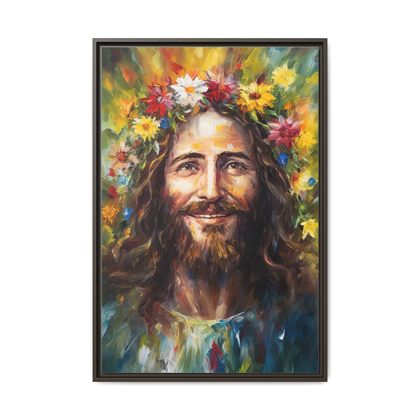 Jesus In The Garden of Grace | Canvas Print