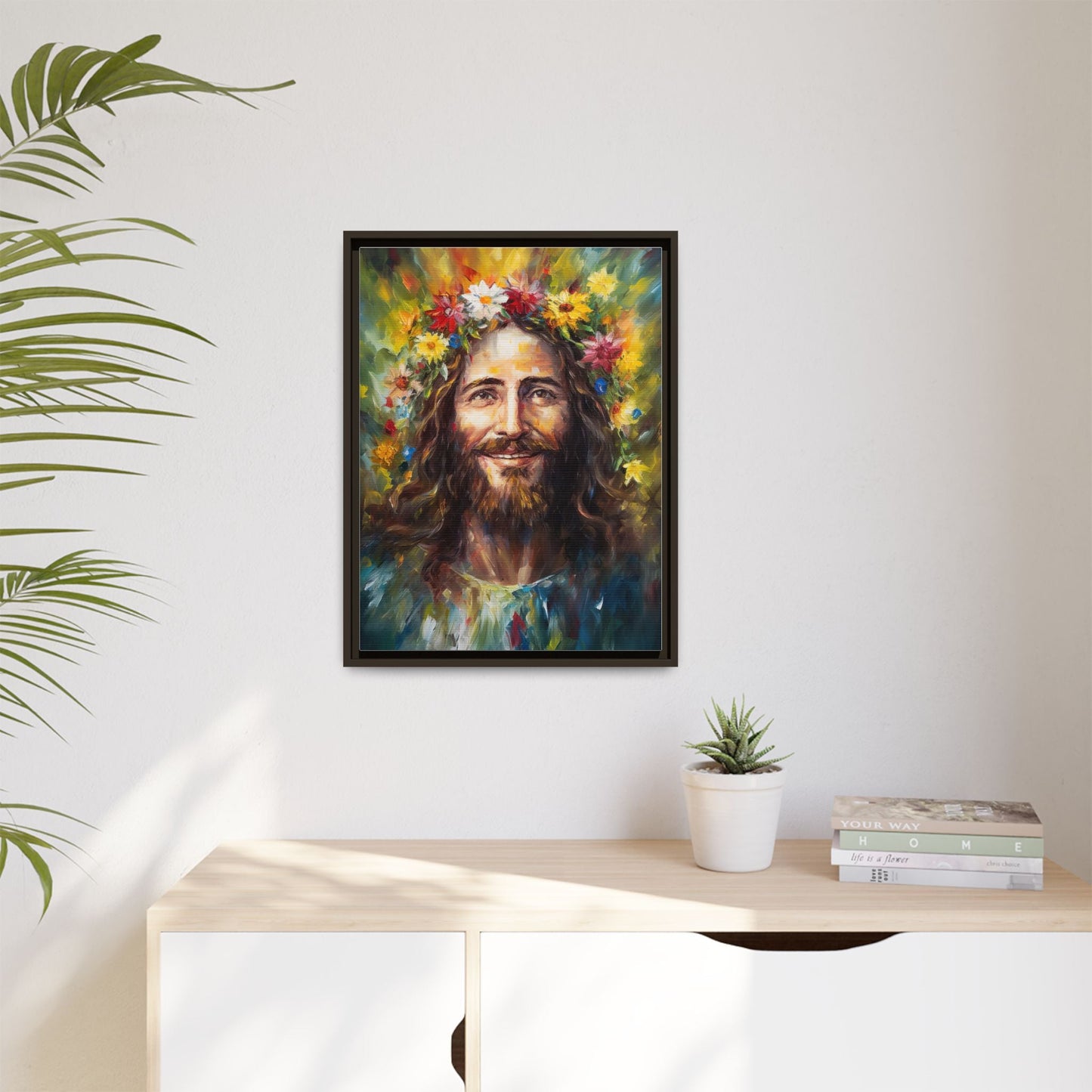 Jesus In The Garden of Grace | Canvas Print