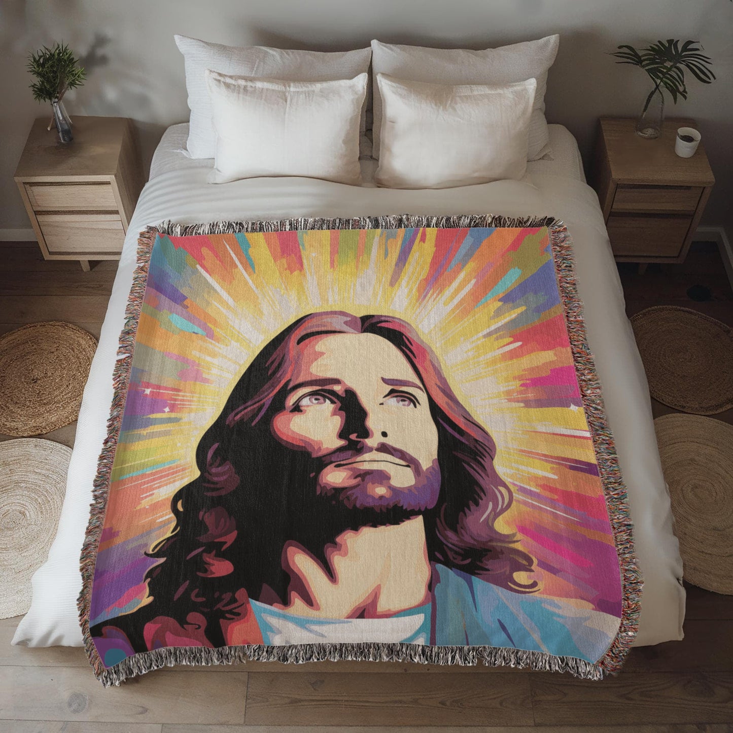 Jesus Is My Light | Woven Christian Throw Blanket