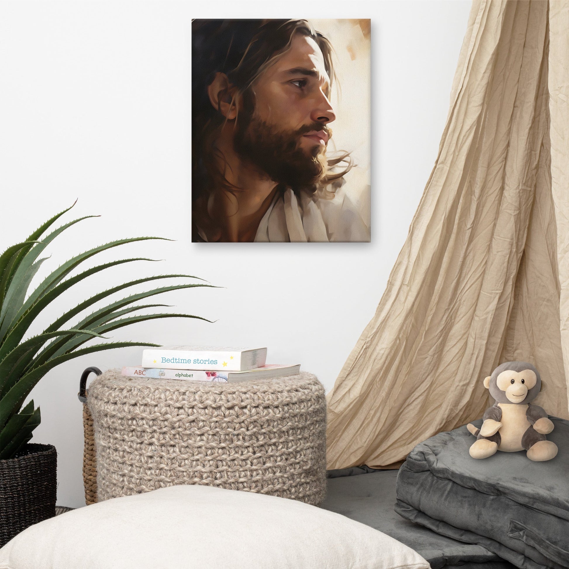 Jesus Love Incarnate Canvas Print - ChristVisions