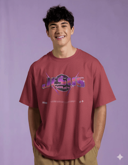 Jesus Saves 80s Style Retro T-Shirt - ChristVisions