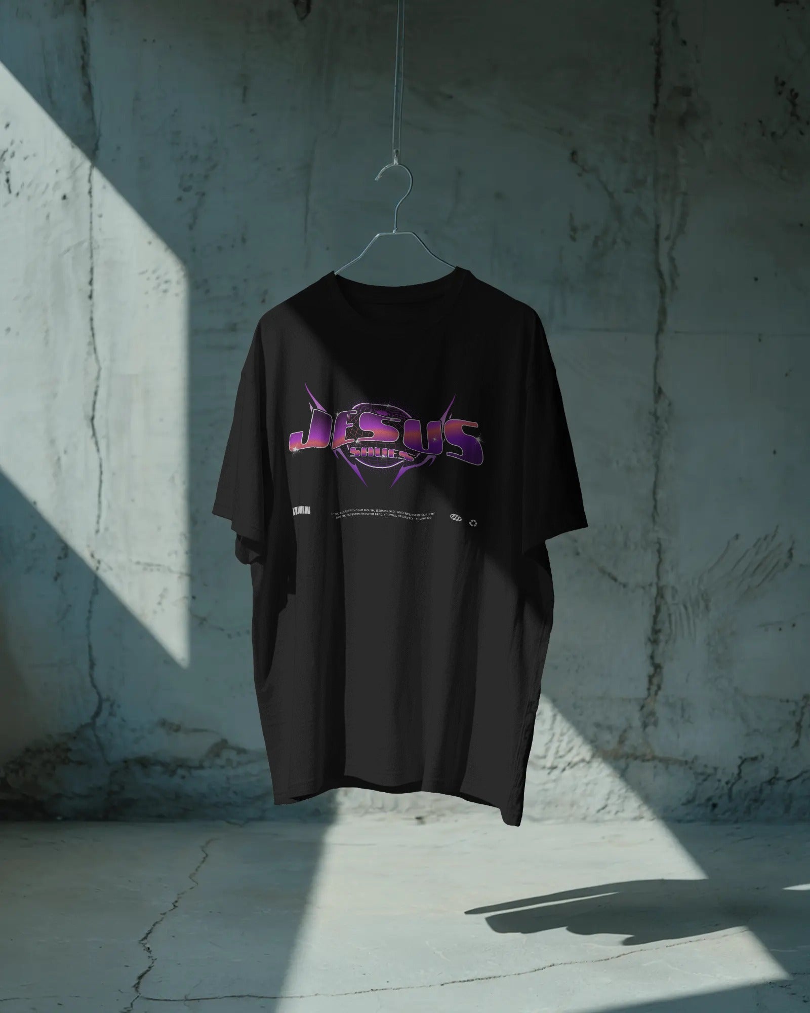 Jesus Saves 80s Style Retro T-Shirt - ChristVisions