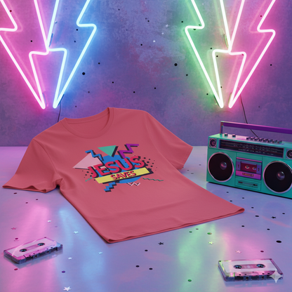 Jesus Saves - 90s Style Christian T-Shirt - ChristVisions