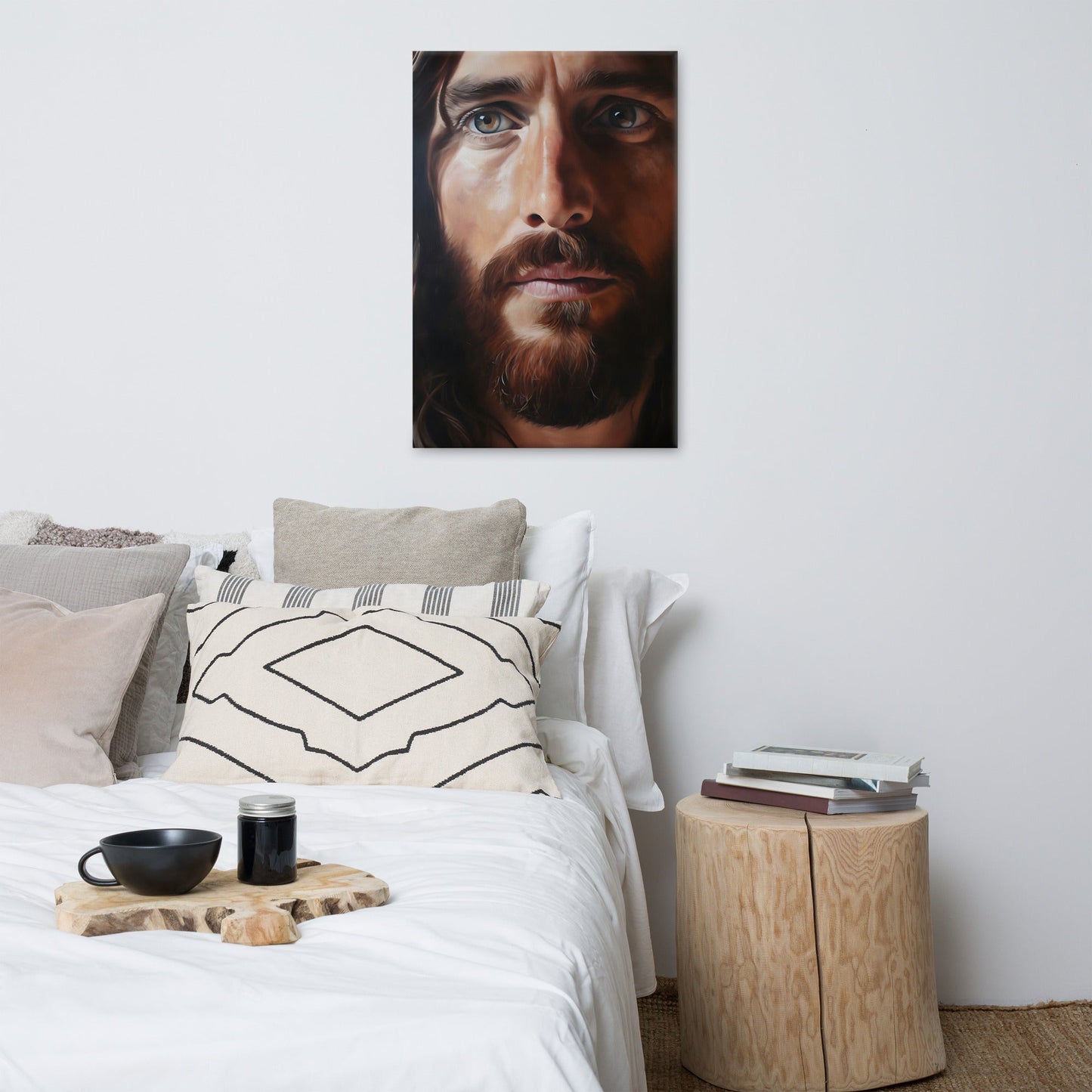 Jesus Searcher Of Hearts Canvas Print - 24x36" - ChristVisions