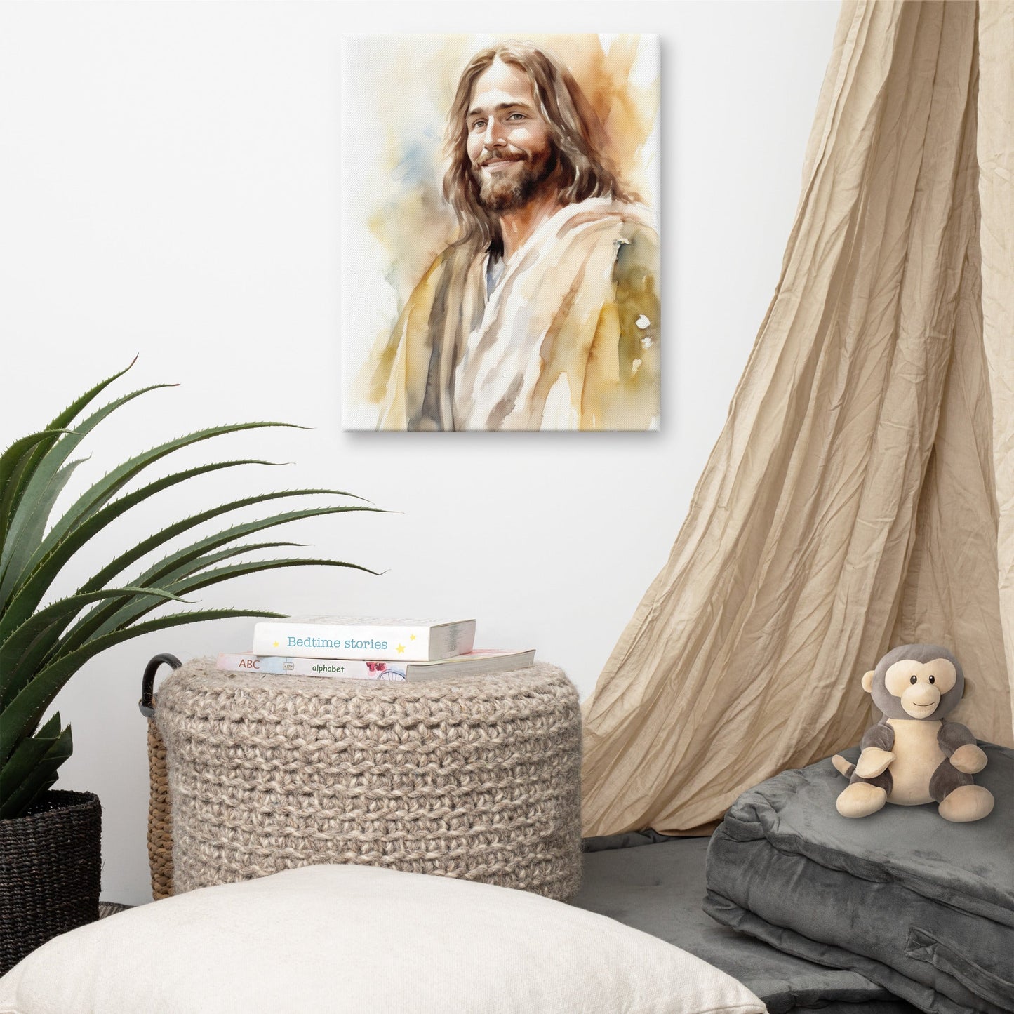 Jesus Shepherd Of Souls Canvas Print - ChristVisions