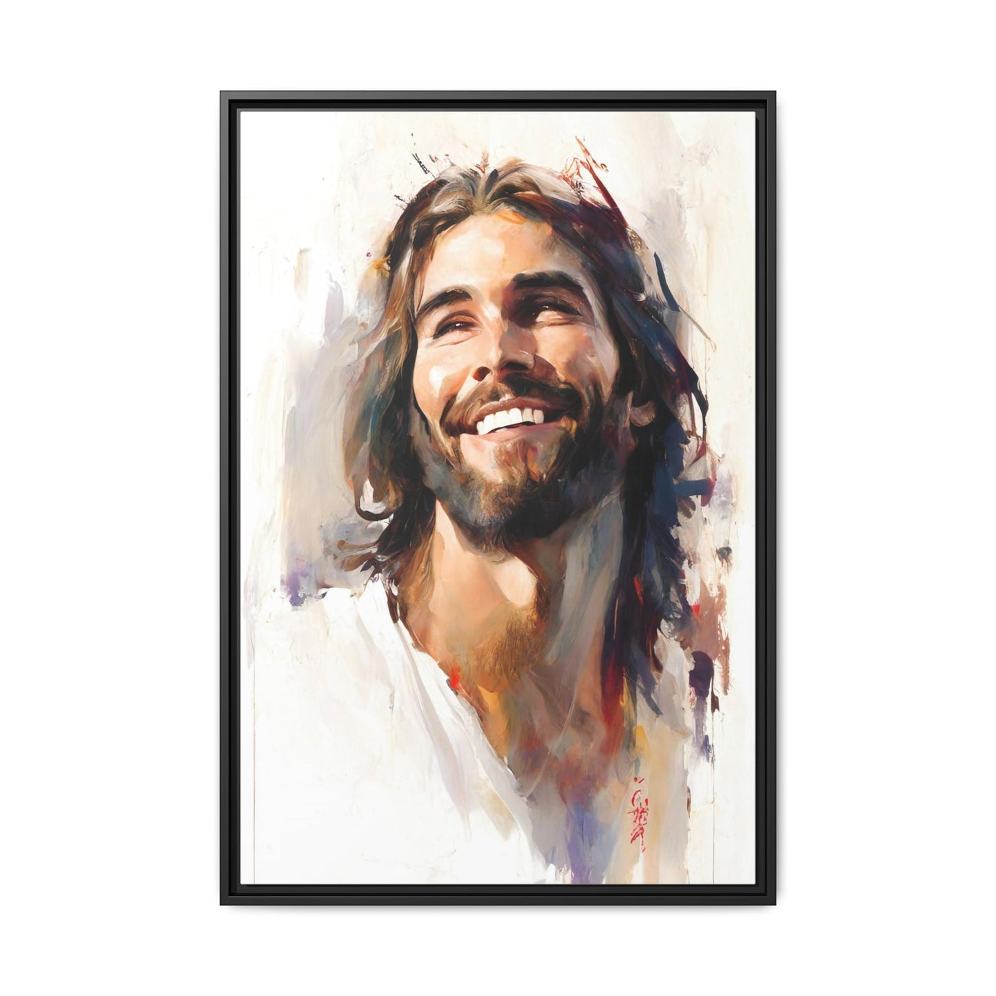 Jesus Smiling | Canvas Print