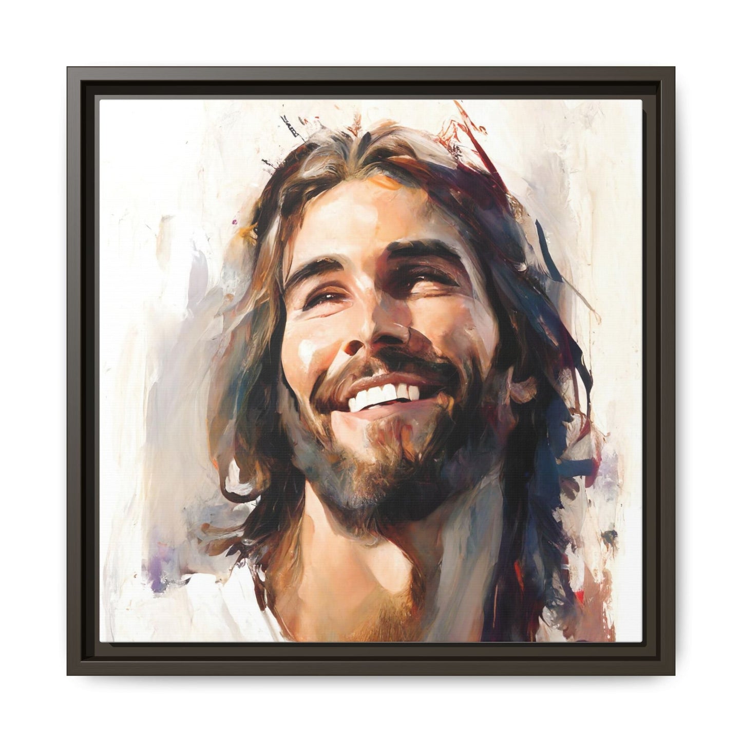 Jesus Smiling | Canvas Print