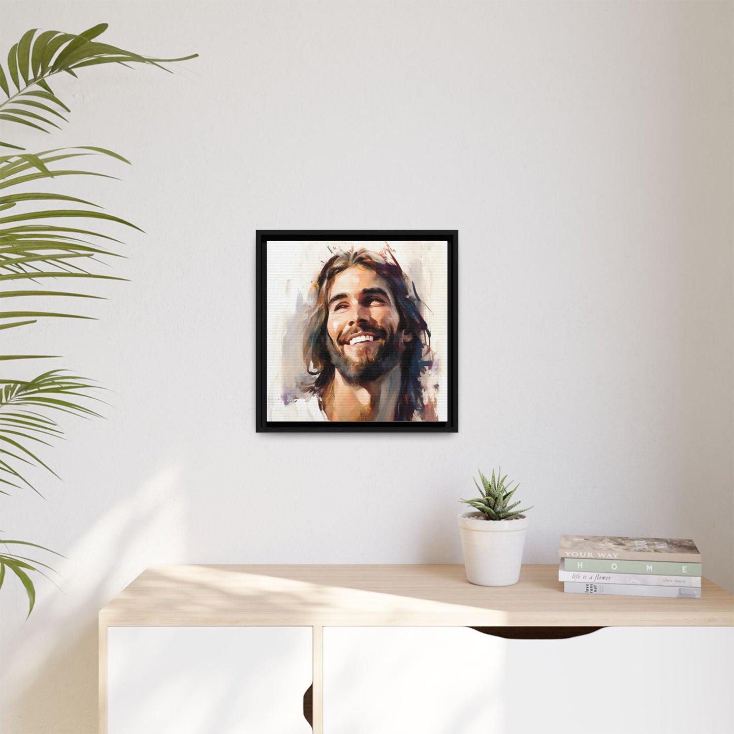 Jesus Smiling | Canvas Print