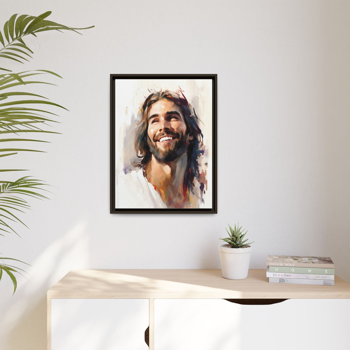Jesus Smiling | Canvas Print