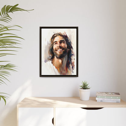 Jesus Smiling | Canvas Print