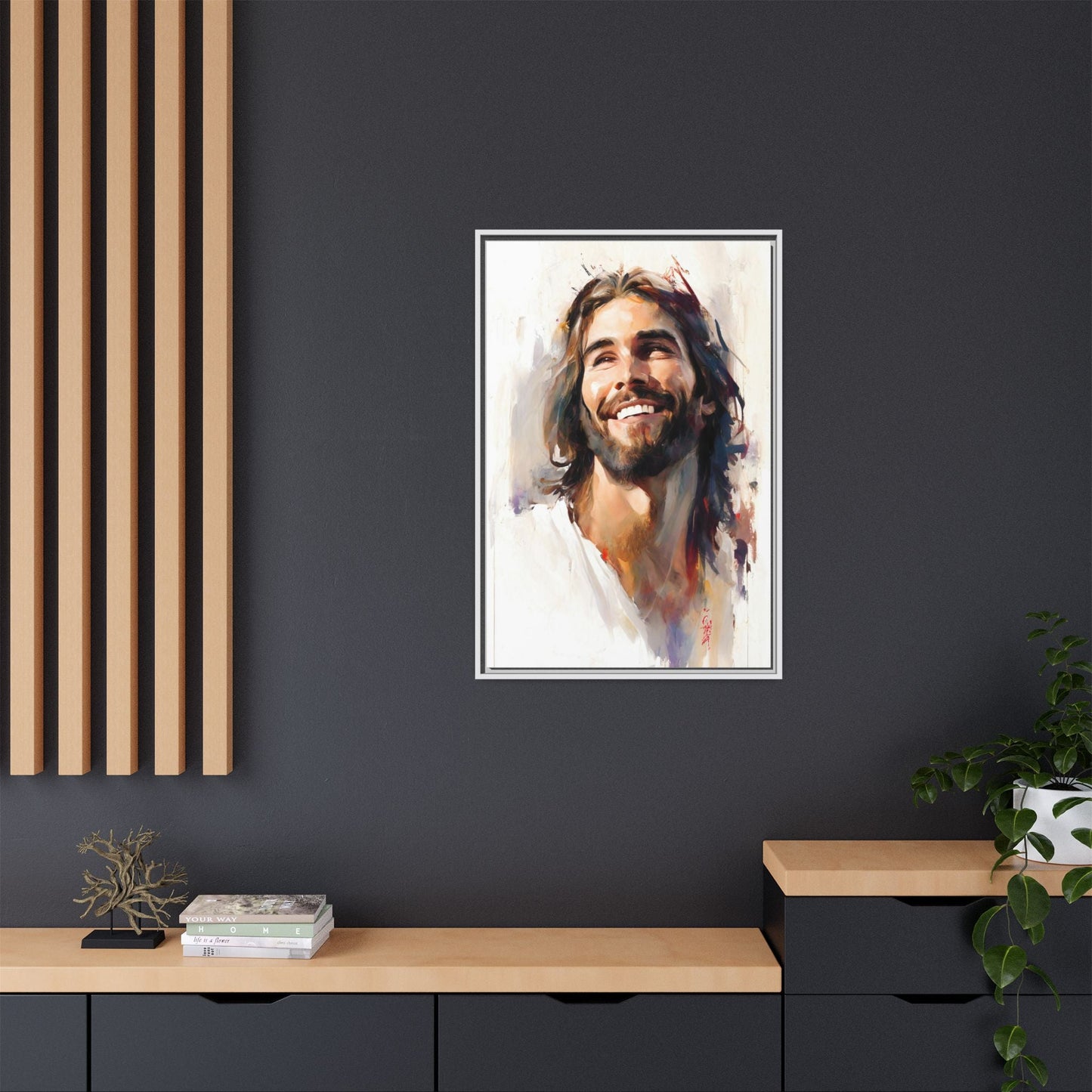 Jesus Smiling | Canvas Print