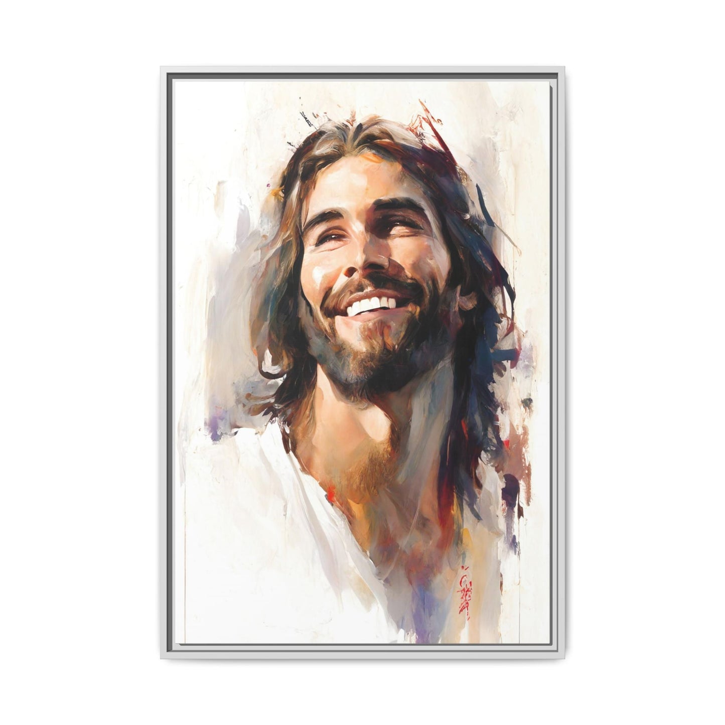 Jesus Smiling | Canvas Print