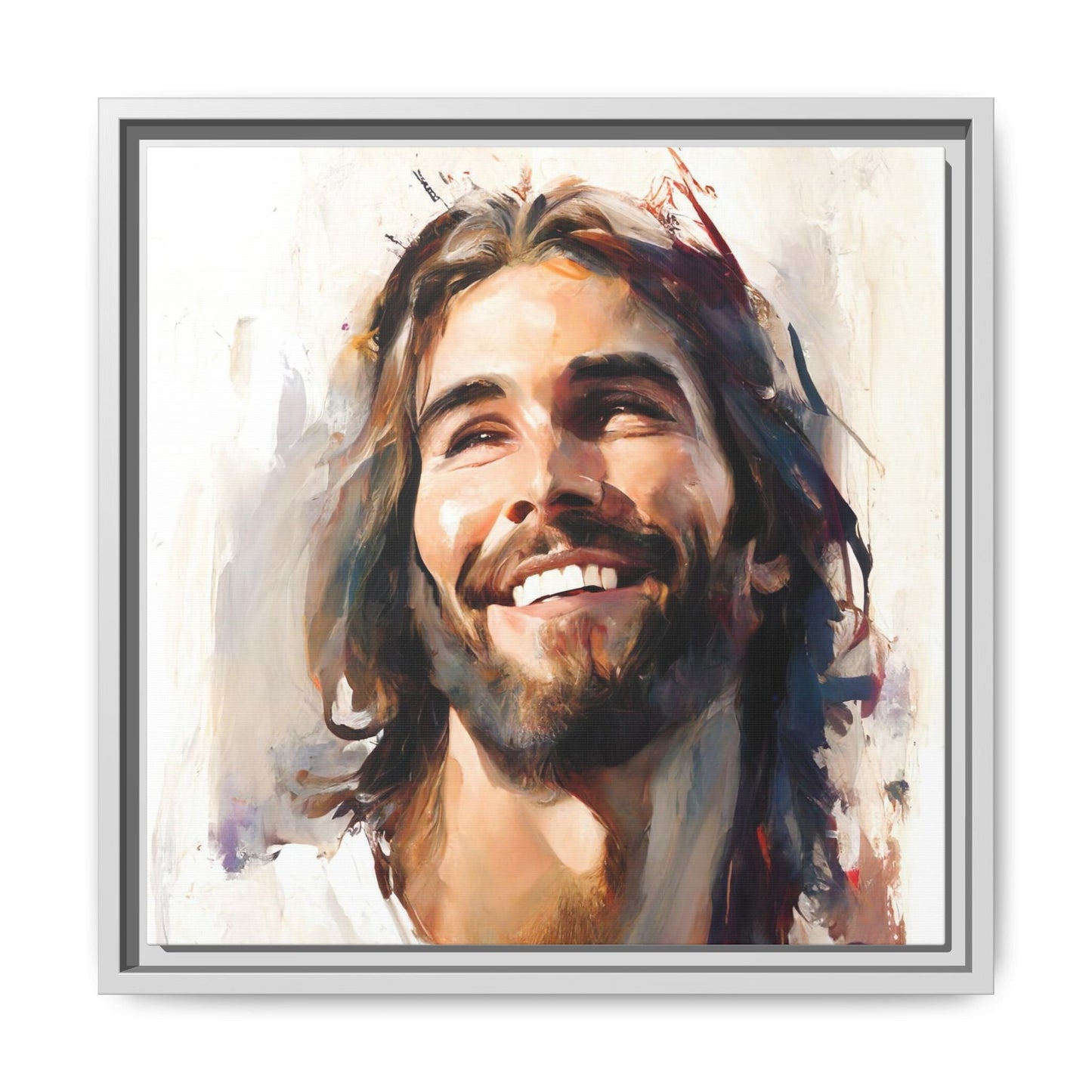 Jesus Smiling | Canvas Print