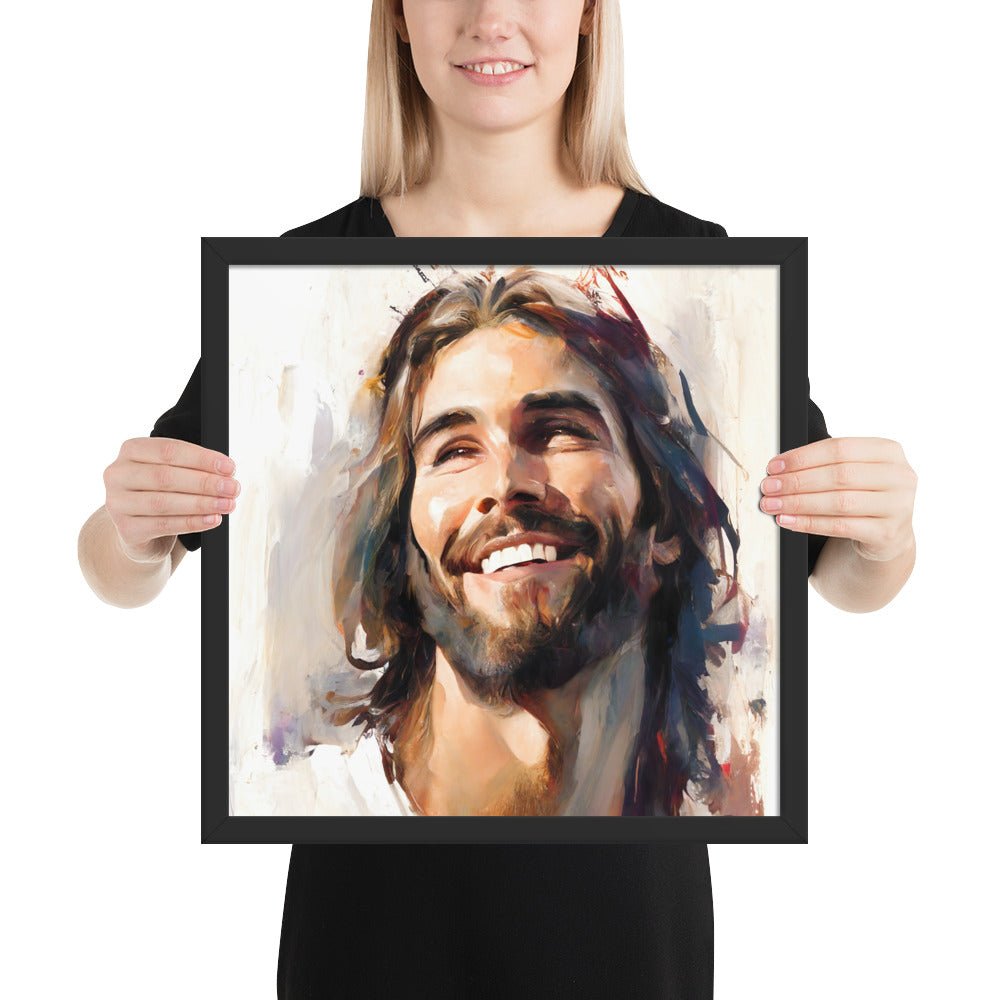 Jesus Smiling Fine Art Print - ChristVisions