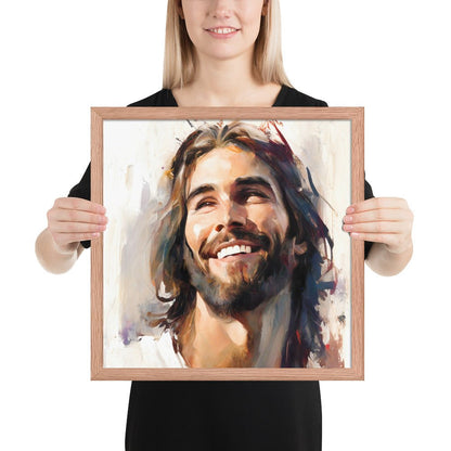 Jesus Smiling Fine Art Print - ChristVisions