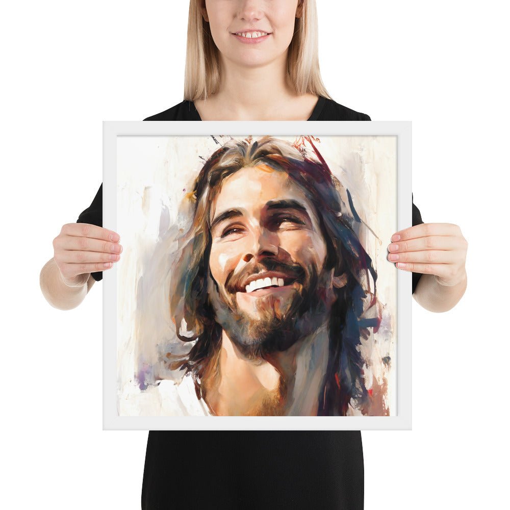 Jesus Smiling Fine Art Print - ChristVisions