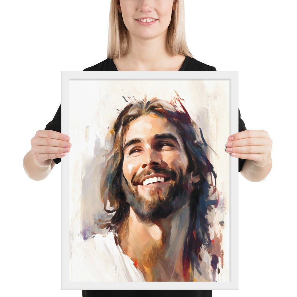 Jesus Smiling Fine Art Print - ChristVisions