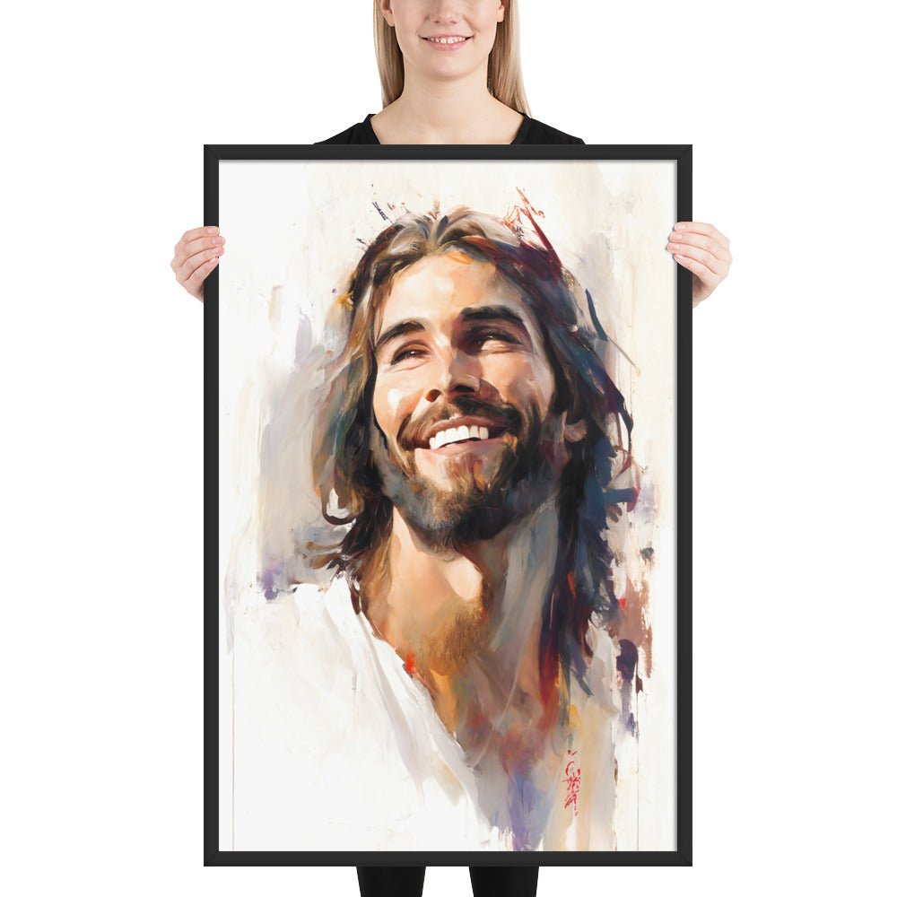 Jesus Smiling Fine Art Print - ChristVisions