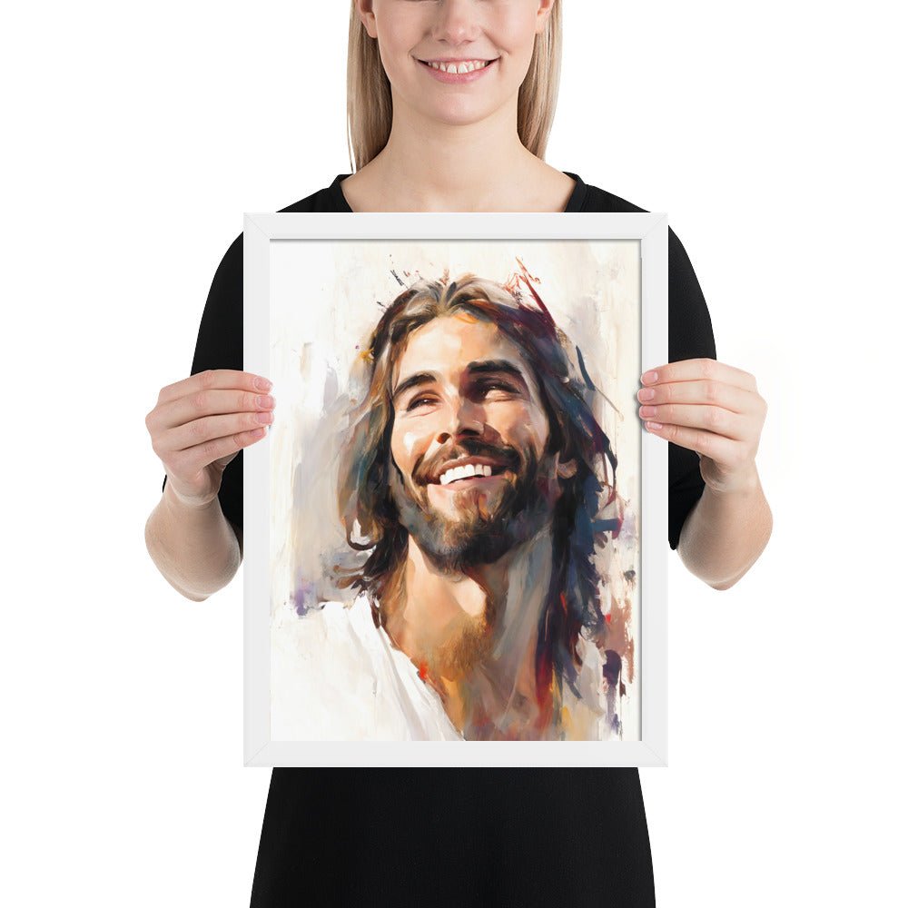 Jesus Smiling Fine Art Print - ChristVisions