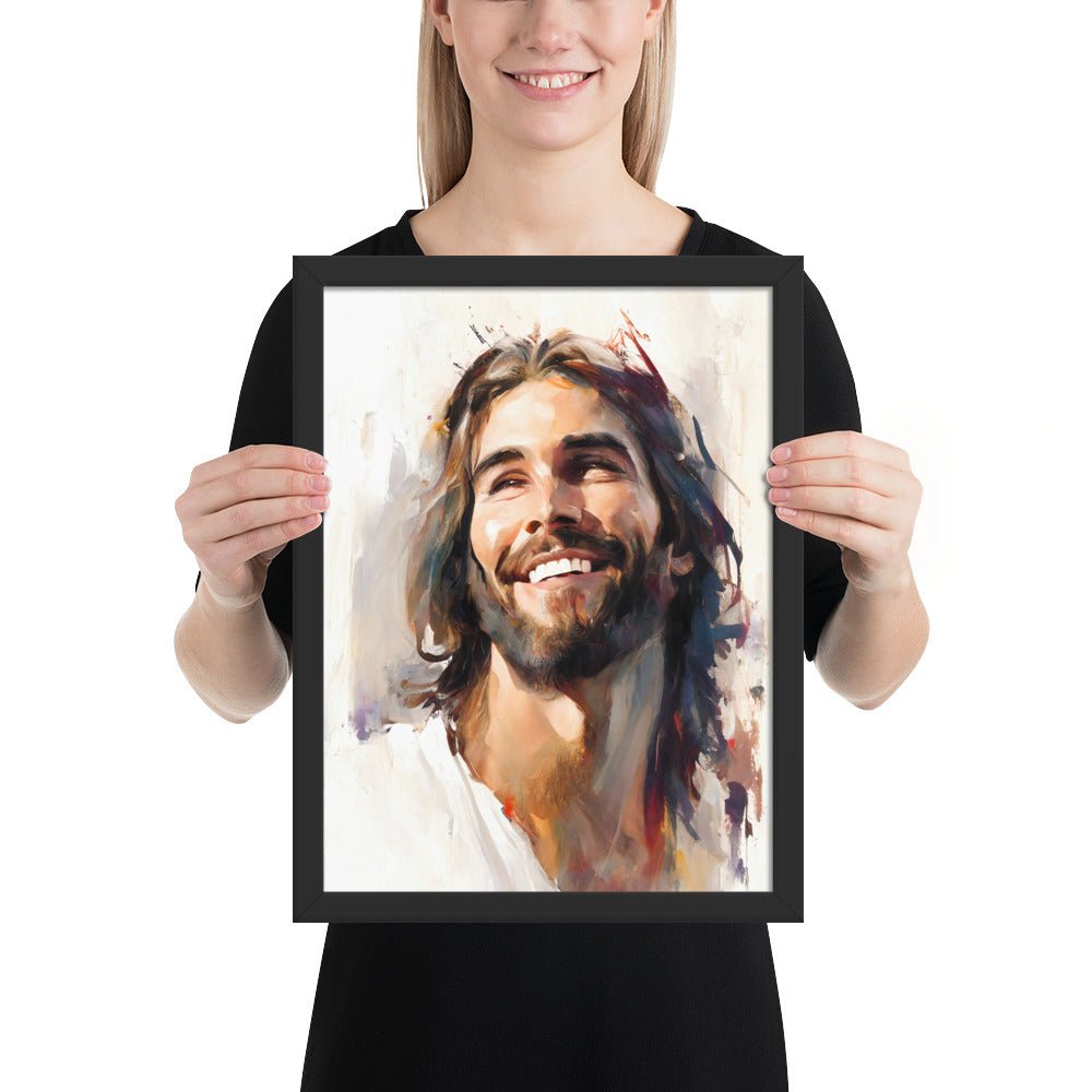 Jesus Smiling Fine Art Print - ChristVisions