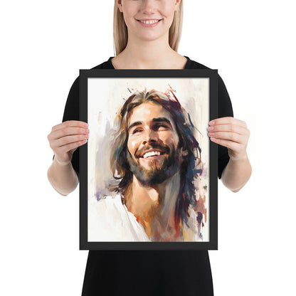 Jesus Smiling Fine Art Print - ChristVisions