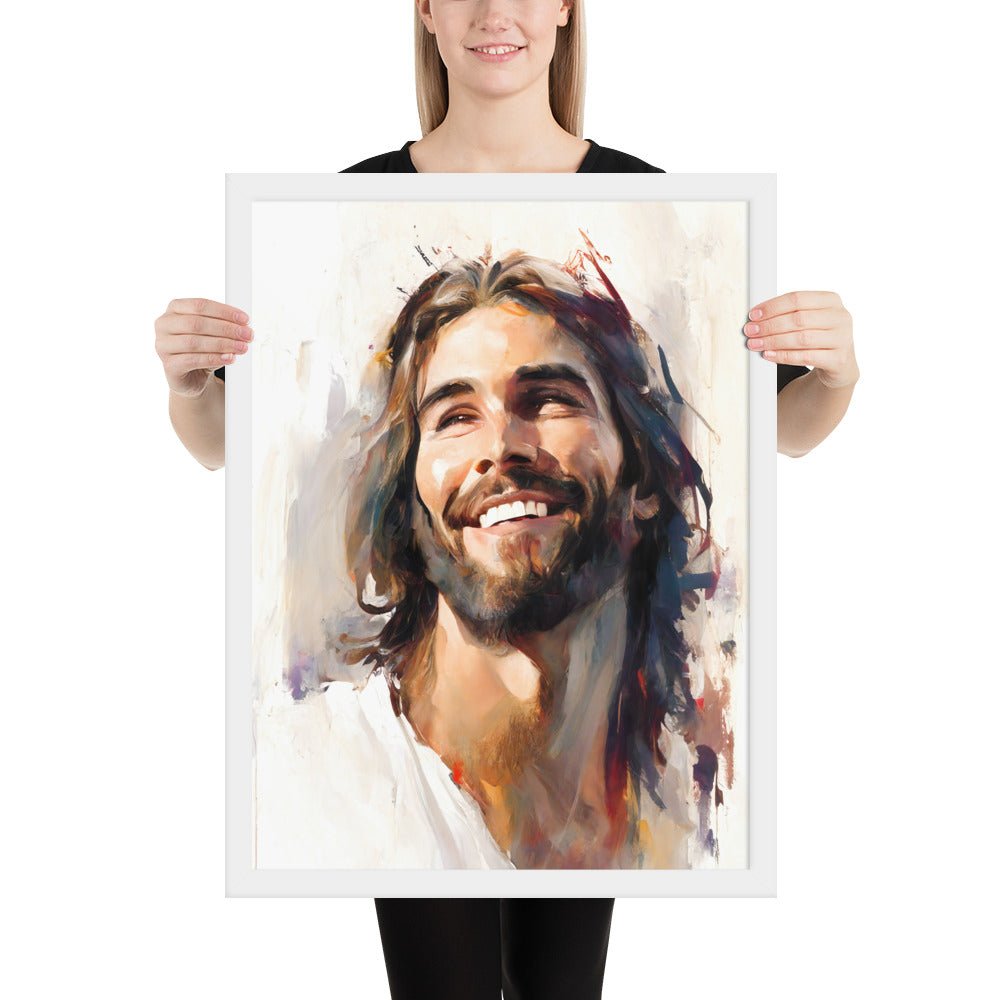 Jesus Smiling Fine Art Print - ChristVisions