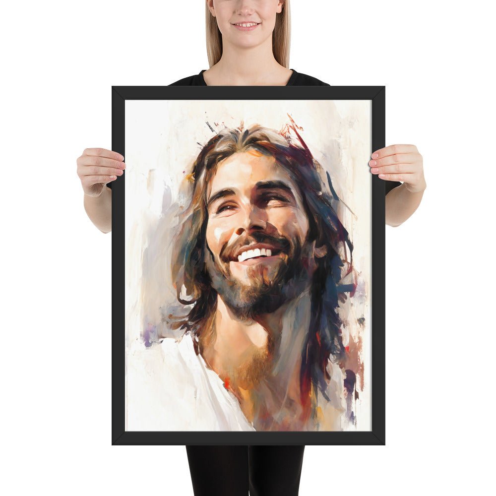 Jesus Smiling Fine Art Print - ChristVisions