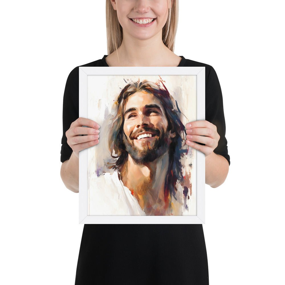 Jesus Smiling Fine Art Print - ChristVisions