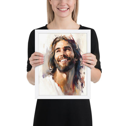 Jesus Smiling Fine Art Print - ChristVisions