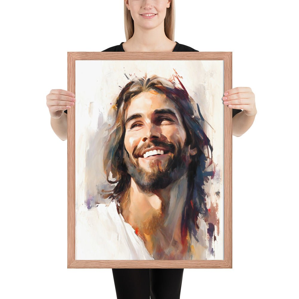 Jesus Smiling Fine Art Print - ChristVisions