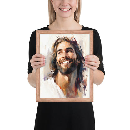 Jesus Smiling Fine Art Print - ChristVisions