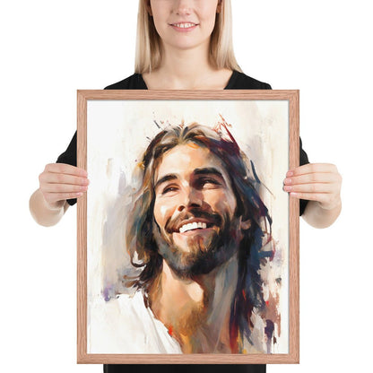 Jesus Smiling Fine Art Print - ChristVisions