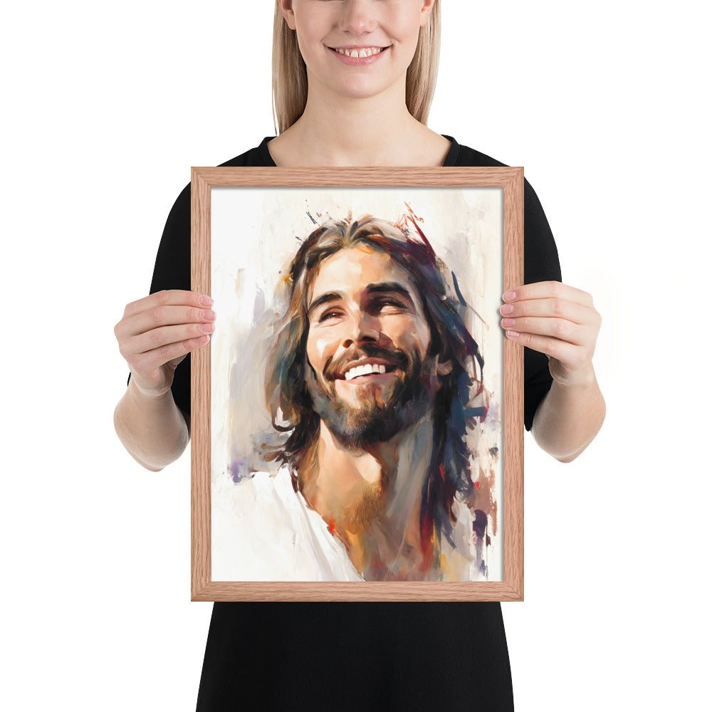 Jesus Smiling Fine Art Print - ChristVisions
