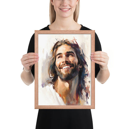 Jesus Smiling Fine Art Print - ChristVisions
