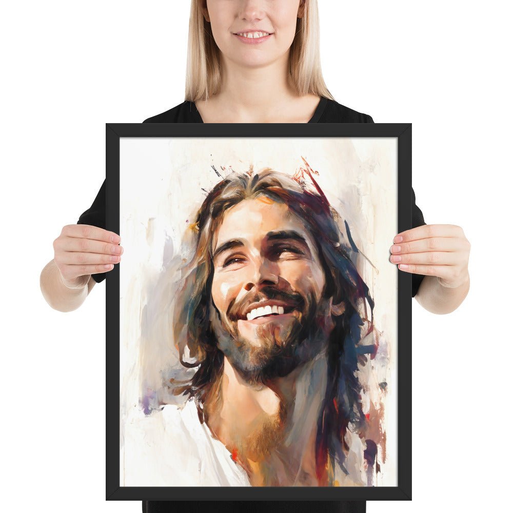 Jesus Smiling Fine Art Print - ChristVisions