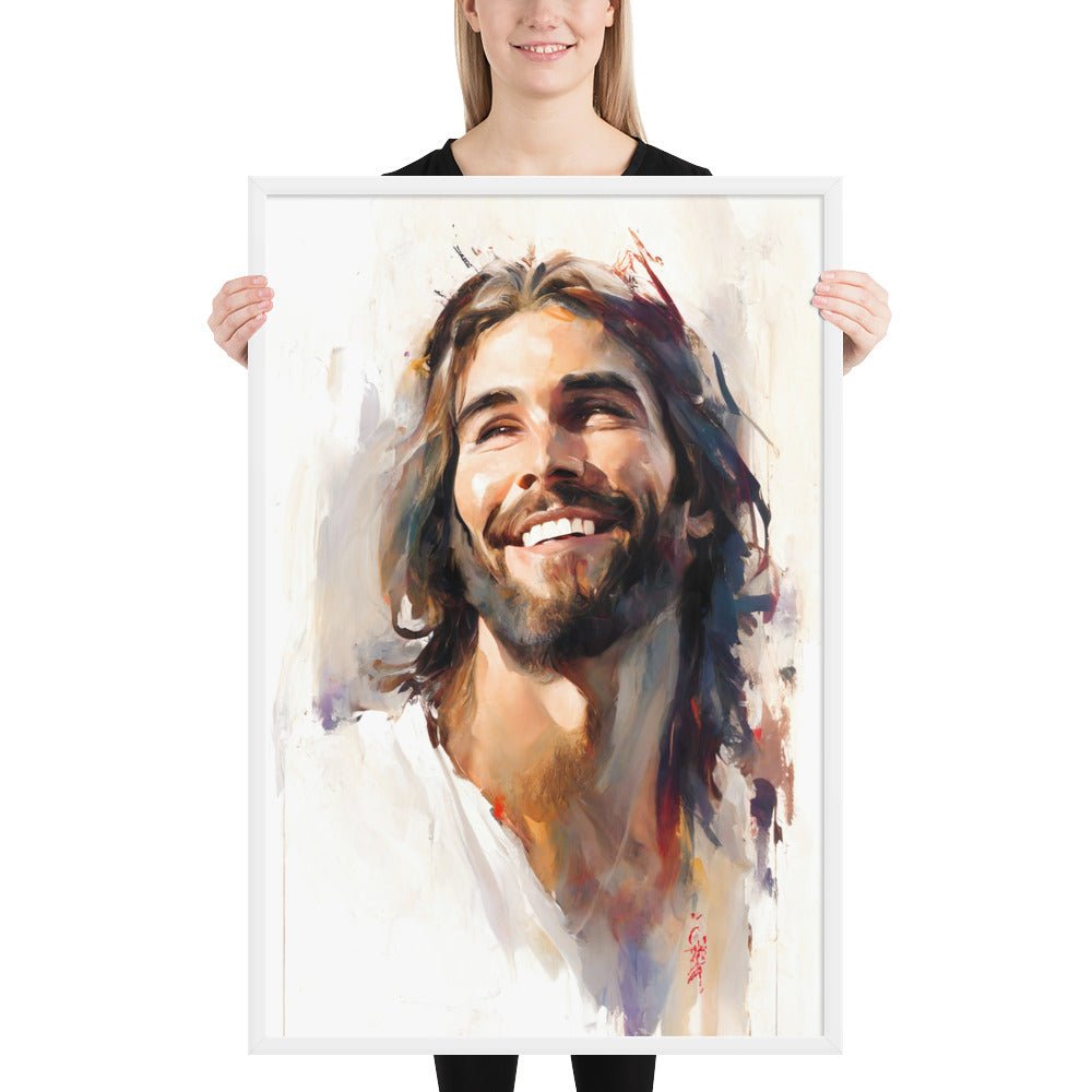Jesus Smiling Fine Art Print - ChristVisions