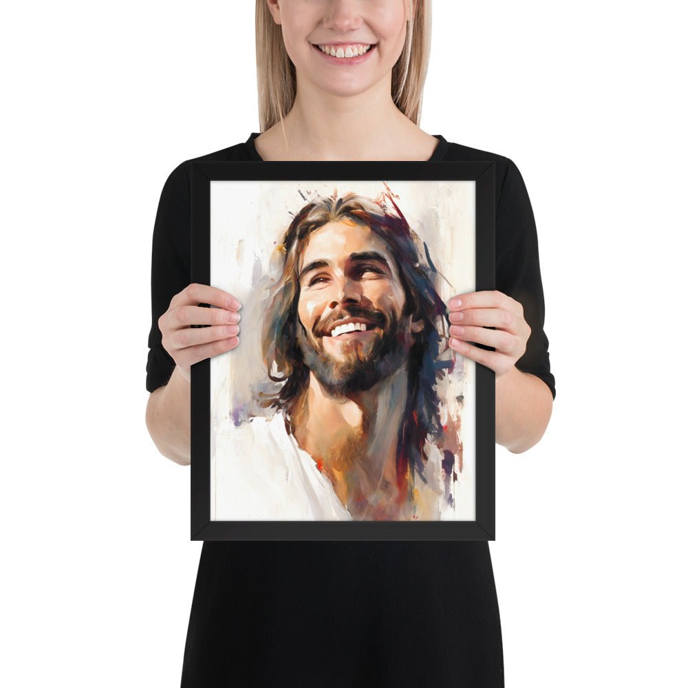 Jesus Smiling Fine Art Print - ChristVisions